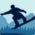 滑雪板骑士