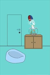 爸爸把我锁在家里了