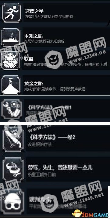 冰汽时代八个隐藏成就及达成方法一览