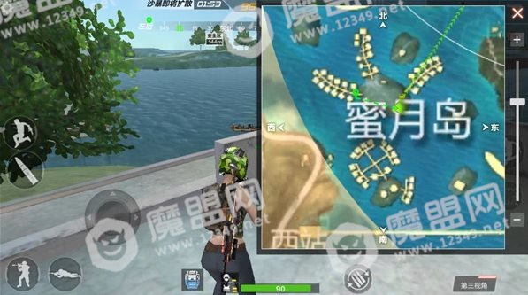 CF手游海岛地图蜜月岛资源分布详解 蜜月岛资源分布及探索攻略[多图]图片1
