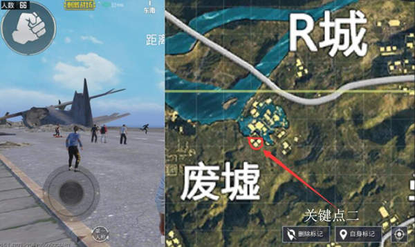 绝地求生刺激战场水城怎么卡点_水城bug关键建筑及点位分析图4