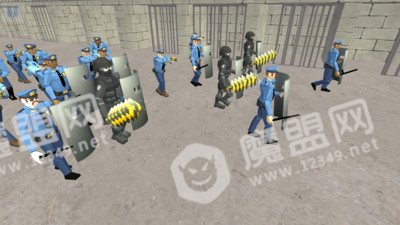 战斗模拟器监狱和警察