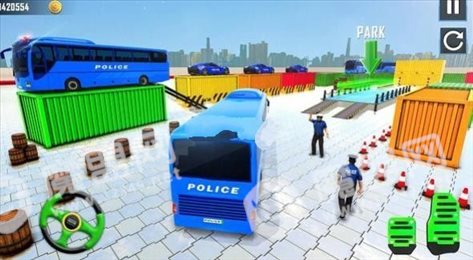 警用巴士停车模拟