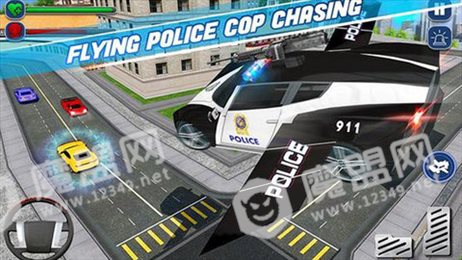 飞车追逐驾驶模拟警车