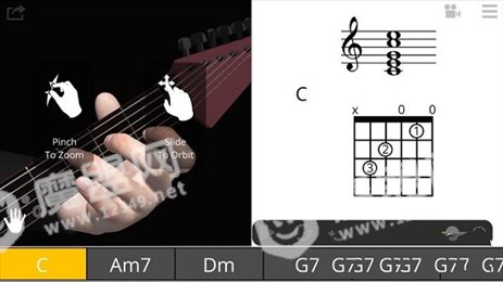 Basic Guitar Chords 3D