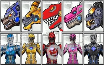 电力别动队无尽奔跑(Red Ranger Robots Vs Dino)