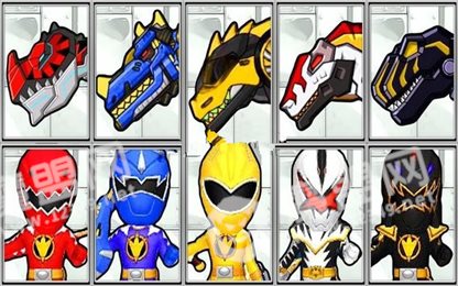 电力别动队无尽奔跑(Red Ranger Robots Vs Dino)