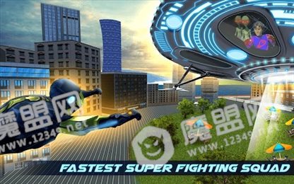 飞行超级英雄战争(Flying Superhero Game - Grand Ci)