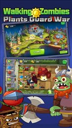 行尸走肉植物卫队战争(Walking Zombies-Plants Guard War)