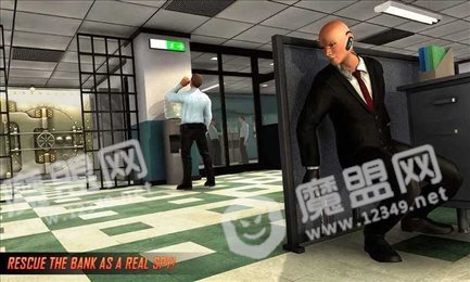 银行抢劫潜行任务(Secret Agent Bank Robbery Rescue)
