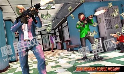 银行抢劫潜行任务(Secret Agent Bank Robbery Rescue)