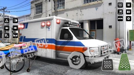 3D救生员救援车(Heli Ambulance Simulator 2020)