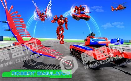 鹰机器人飞行模拟2020(Eagle Robot Flying sim)