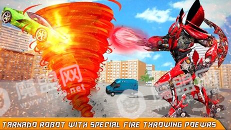 龙卷风机器人汽车(Tornado Robot Transform)