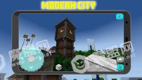 像素城市建筑工艺品(Modern City A1)