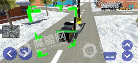 重型越野雪挖掘机驾驶模拟器3D(Heavy Snow Excavator City Constr)