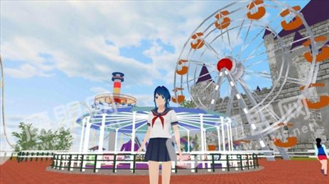 女孩主题公园世界