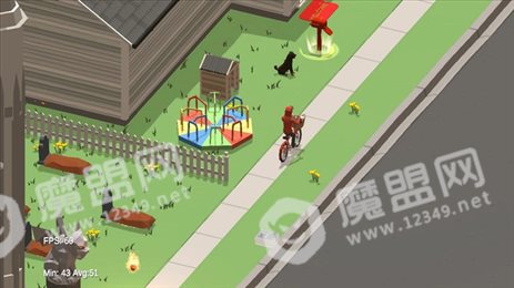 自行车送报纸