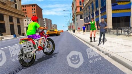 城市出租车自行车驾驶3D(City Taxi Bike Driving 3D)