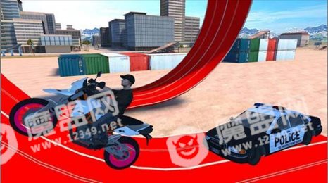 棘手的摩托车坡道(Motorcycle Stunt Ramps)