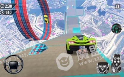 Gt坡道汽车特技(Gt Ramp Car Stunts Free Game)