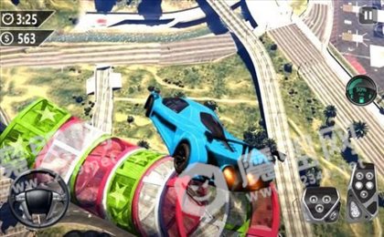 Gt坡道汽车特技(Gt Ramp Car Stunts Free Game)