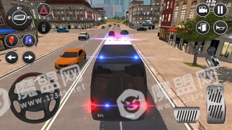 老美警车驾驶(American Police Van Driving)