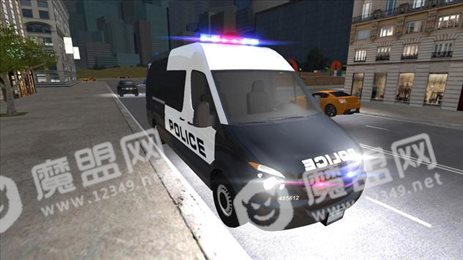老美警车驾驶(American Police Van Driving)