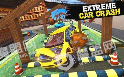 高速汽车撞车试驾(Speed Bump High Speed Car Crashe)