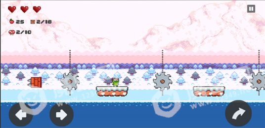忍者青蛙冒险(pixelPlatform)