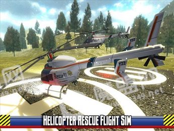 直升机的模拟救援(Helicopter Rescue Flight Sim)