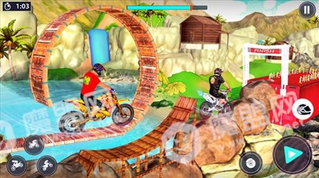 整蛊自行车特技大师(Tricky Bike Stunt Master)