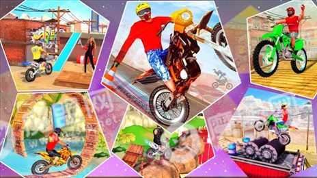 整蛊自行车特技大师(Tricky Bike Stunt Master)