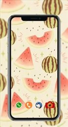 西瓜壁纸(Cute Kawaii Watermelon)