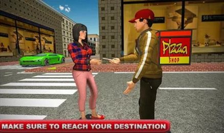 披萨摩托车(Pizza Bike Delivery Car Driver)