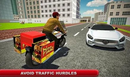披萨摩托车(Pizza Bike Delivery Car Driver)