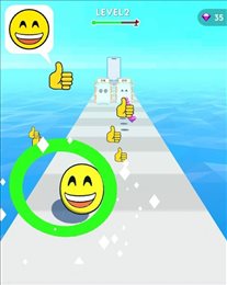 表情球跑酷(Emoji Ball Run)