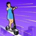 滑板车捡人跑(Scooter Run)