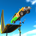 大坡道汽车跳跃(Mega Ramp Car Jump)