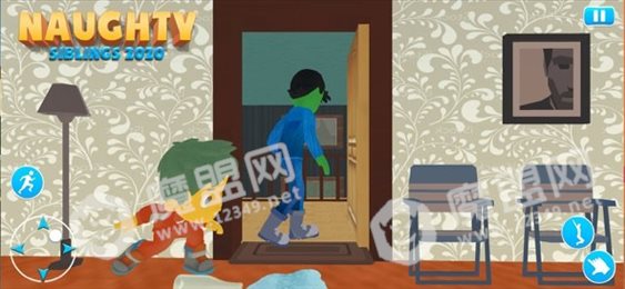 顽皮的兄弟姐妹恶作剧(Dad at Home Happy Family Game)