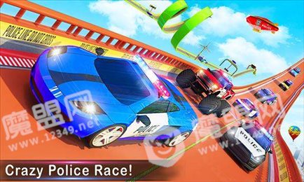 疯狂警车坡道特技(Police Car Ramp Stunts)