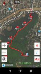西湖登山地图