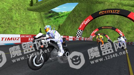 摩托车竞技比拼(Motor Bike Racing Contest)