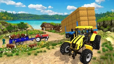 乡村货运模拟(Real Tractor Trolley Cargo Farmi)