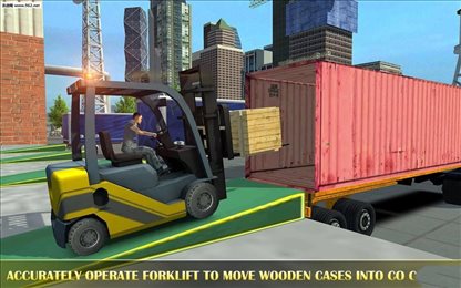 叉车模拟3D(police car lifter wrong parking)