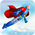 飞行英雄城市战斗(Flying Superman Robot Transform)