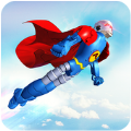 城市飞人之战(Flying Superman Robot Transform)
