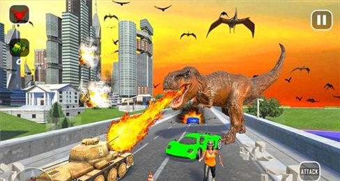 城市恐龙战斗(Extreme City Dinosaur Smasher)