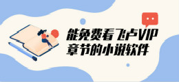 能免费看飞卢VIP章节的小说软件