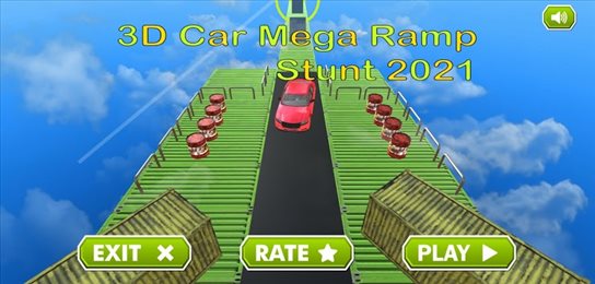 汽车大坡道特技2021(3D Car Mega Ramp Stunt 2021)